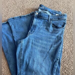 EUC sold Navy Mid rise Bootcut 16 short